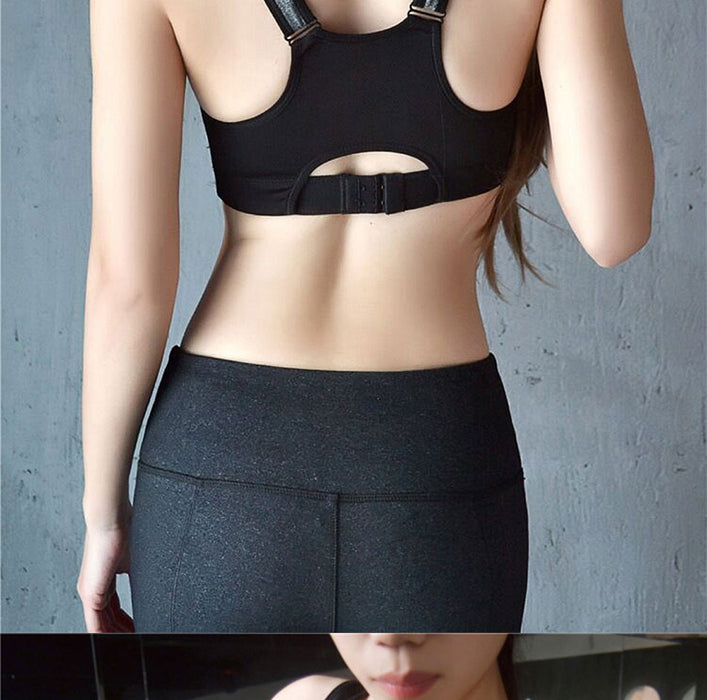 Steel Ring Yoga Vest Fitness  Sports Bra
