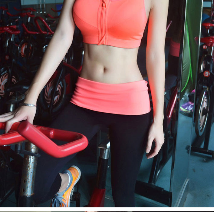 Steel Ring Yoga Vest Fitness  Sports Bra
