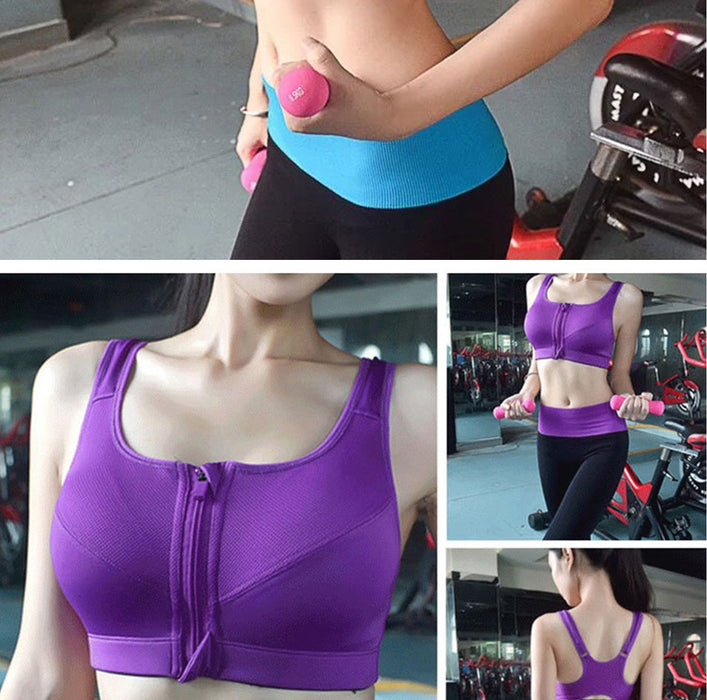 Steel Ring Yoga Vest Fitness  Sports Bra