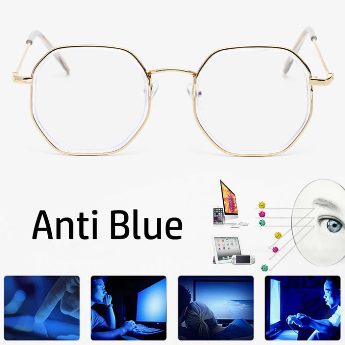 Ultralight Myopia Glasses Anti-UV Blue Rays Radiation Short Sight Eyewear