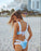 Ruffle Push Up Women Bandeau Swimsuit