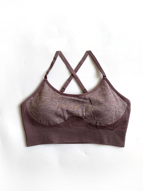 Seamless Yoga Set Sports Bra and Leggings