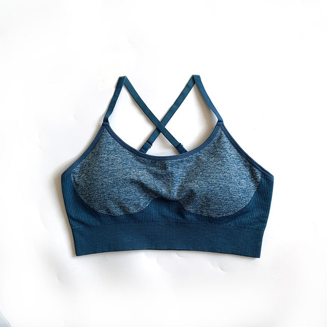 Seamless Yoga Set Sports Bra and Leggings