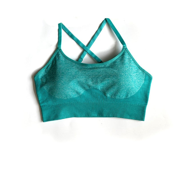 Seamless Yoga Set Sports Bra and Leggings