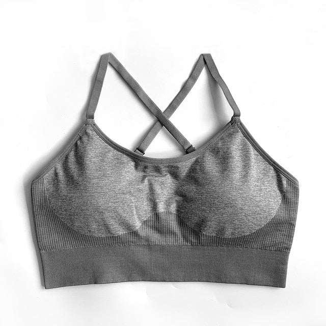 Seamless Yoga Set Sports Bra and Leggings