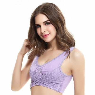 Push Up Seamless Bralette Sexy Lace Brassiere