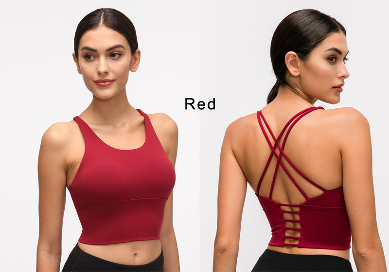 Sexy Cross Back Sports Bra