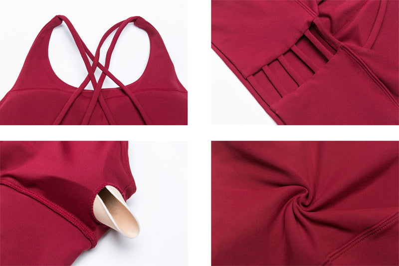 Sexy Cross Back Sports Bra