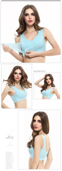 Push Up Seamless Bralette Sexy Lace Brassiere