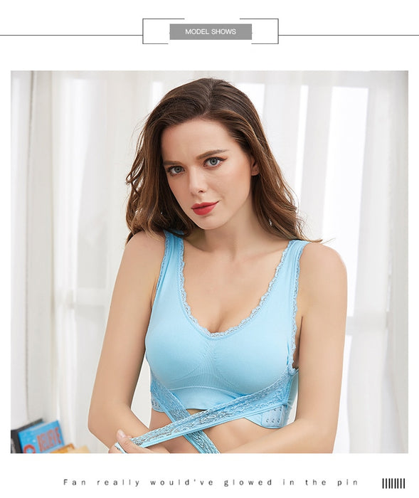 Push Up Seamless Bralette Sexy Lace Brassiere