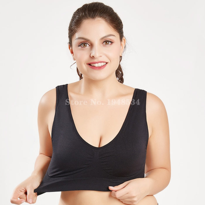 Push up bralette lingerie Pitted Wireless bra