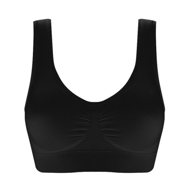 Push up bralette lingerie Pitted Wireless bra
