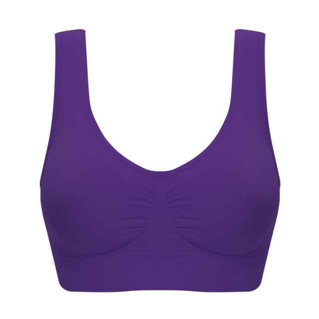 Push up bralette lingerie Pitted Wireless bra
