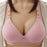 Solid Color Comfortable Steel Ringless Bra Plus Size