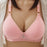 Solid Color Comfortable Steel Ringless Bra Plus Size