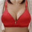 Solid Color Comfortable Steel Ringless Bra Plus Size