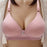 Solid Color Comfortable Steel Ringless Bra Plus Size