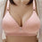 Solid Color Comfortable Steel Ringless Bra Plus Size