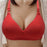Solid Color Comfortable Steel Ringless Bra Plus Size