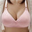 Solid Color Comfortable Steel Ringless Bra Plus Size