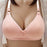 Solid Color Comfortable Steel Ringless Bra Plus Size