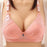 Solid Color Comfortable Steel Ringless Bra Plus Size