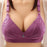 Solid Color Comfortable Steel Ringless Bra Plus Size