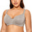 Full-Coverage Balconette Big Size T-Shirt Bra Blue Blown Pink