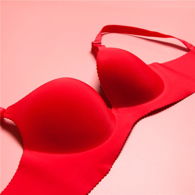 Sexy ABC Cup Seamless Push Up Wireless bra
