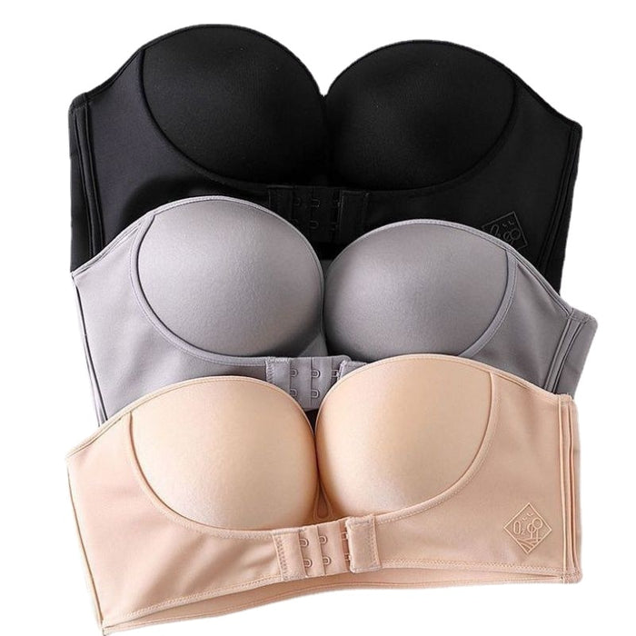 Gather Invisible Wedding Breast Strapless Big Breasts