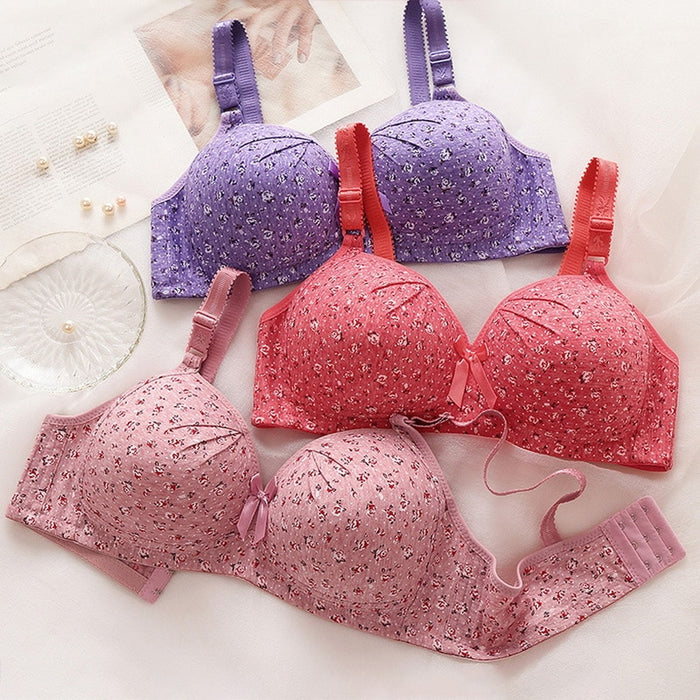 Sexy Lingerie Soft Thin Breathable Black Red Bralette