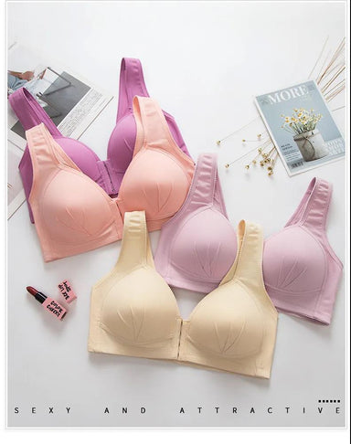 Solid Color Brassiere Wireless Bralette Breast Seamless Bras