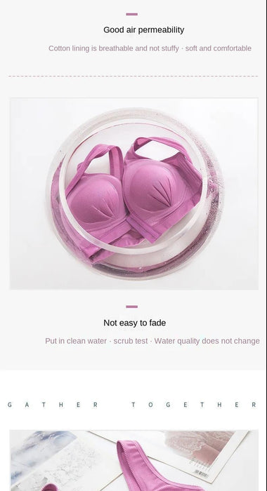 Solid Color Brassiere Wireless Bralette Breast Seamless Bras