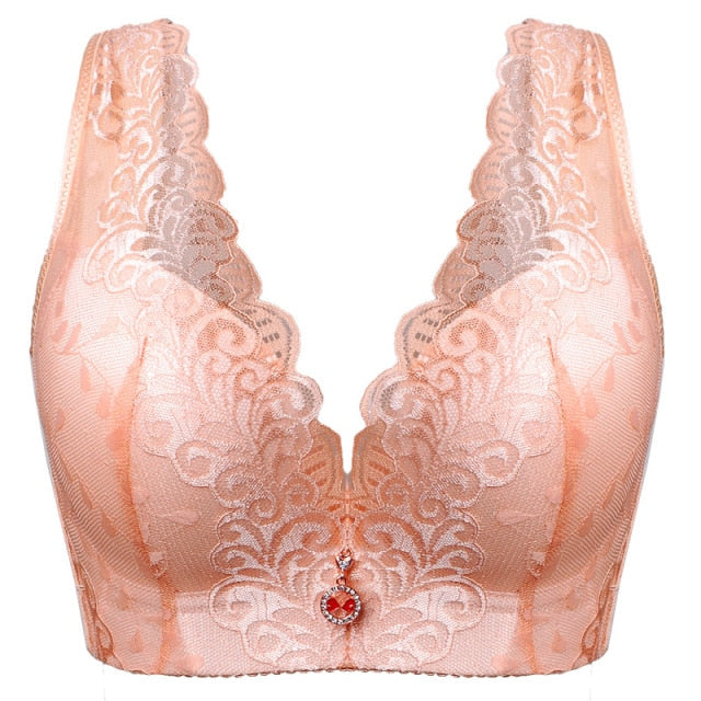 Push Up Brassiere Vest Lace Plus Size Bras