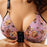 Push up strapless Cotton printed bra