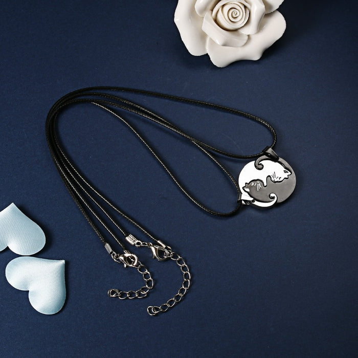 Couples Kitten Jewelry Necklace