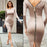 Spring Solid Color Round Dress